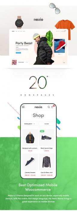 WordPress主题Nexio v1.0.7 时尚服装WooCommerce商店主题-星辰源码网