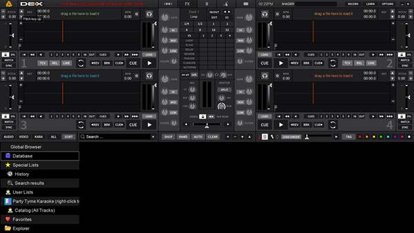 PCDJ DEX(DJ混音软件)v3.11.0.2 中文版下载-星辰源码网