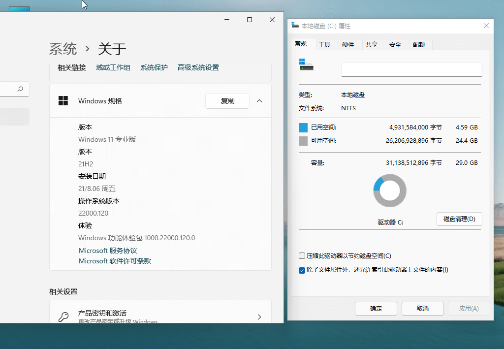 Windows11 v22000.120精简版