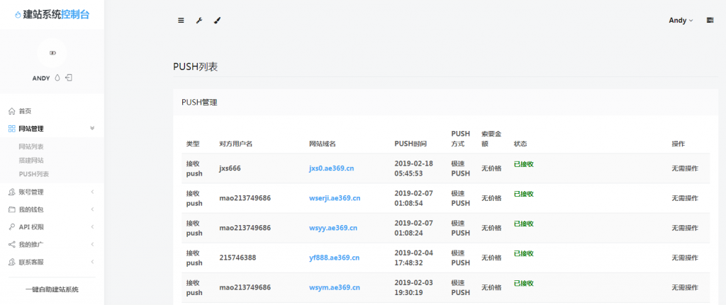 鑫迪自助建站系统1.1版网站源码