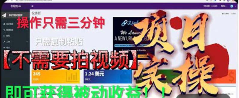 最新国外掘金项目 不需要拍视频 即可获得被动收益 只需操作3分钟实现躺赚-星辰源码网