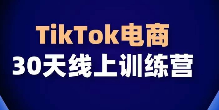 TikTok电商带货30天线上课，不可错过的全球流量洼地！-星辰源码网