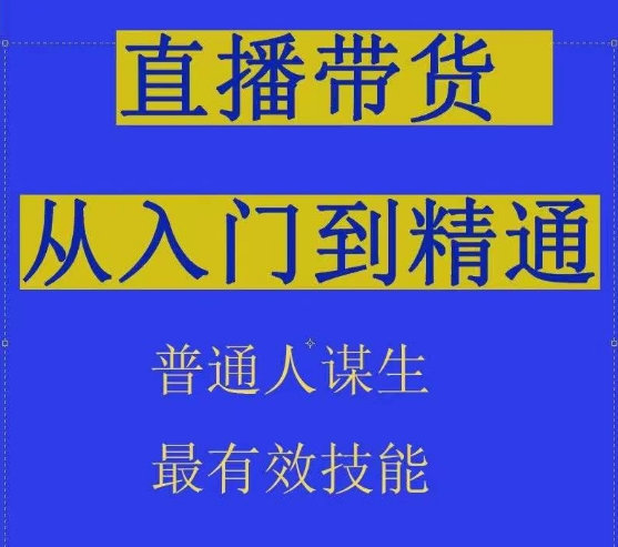 2024抖音直播带货直播间拆解抖运营从入门到精通，普通人谋生最有效技能-星辰源码网