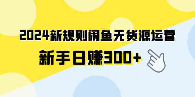 （9522期）2024新规则闲鱼无货源运营新手日赚300+-星辰源码网