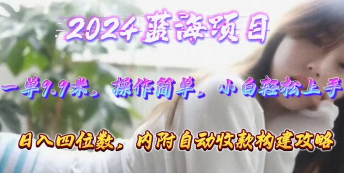 （10204期）年轻群体的蓝海市场，1单9.9元，操作简单，小白轻松上手，日入四位数-星辰源码网