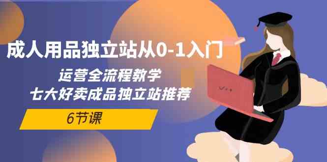 成人用品独立站从0-1入门，运营全流程教学，七大好卖成品独立站推荐（6节课）-星辰源码网