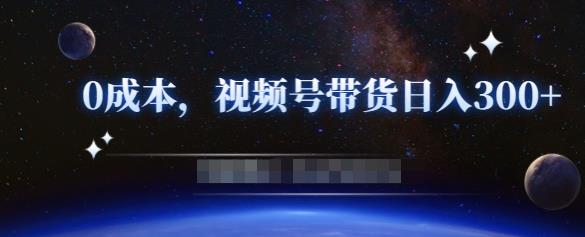 零基础视频号带货赚钱项目，0成本0门槛轻松日入300+【视频教程】￼-星辰源码网